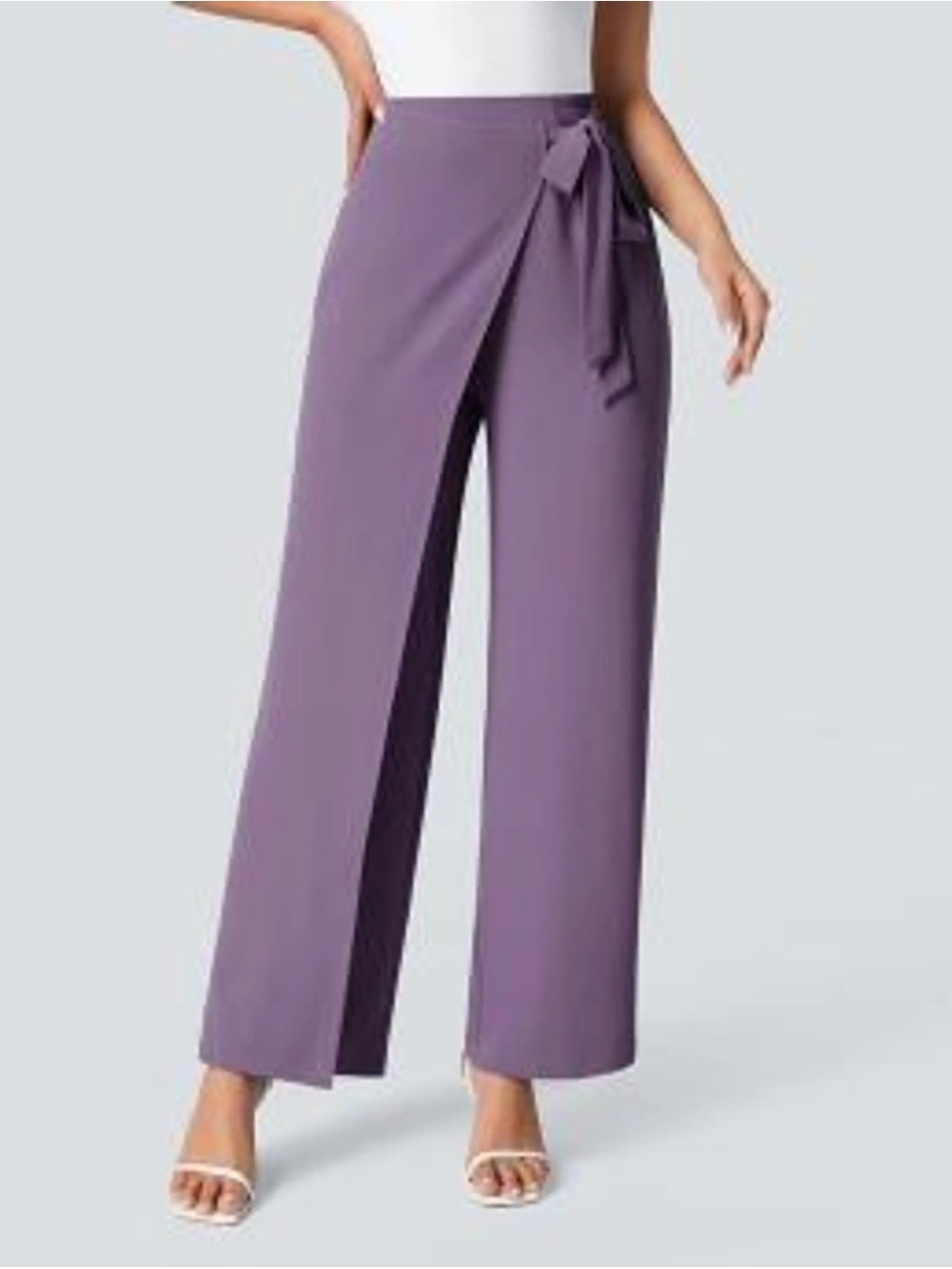 HalaraFlex High Waisted Wide Leg Pants
Small Sandalwood Violet Tie - Picture 2 of 12